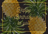 Trending Tropical - Birthday Card